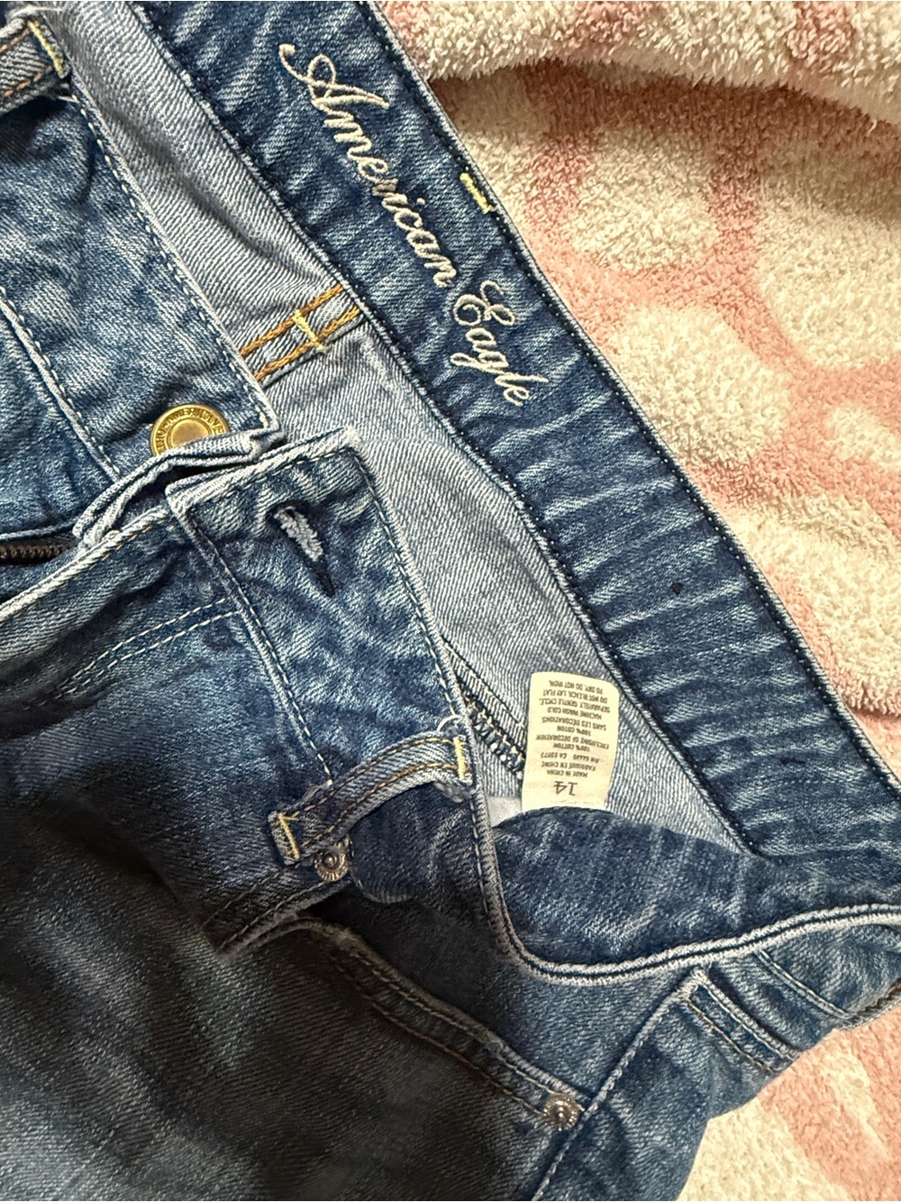American Eagle Outfitters Women’s Blue Denim Jean Shorts
